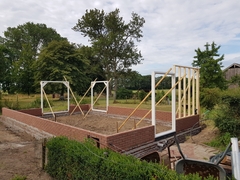 nieuwbouw schuur (1)